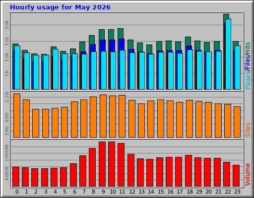 Hourly usage for May 2026 Hourly usage for May 2026